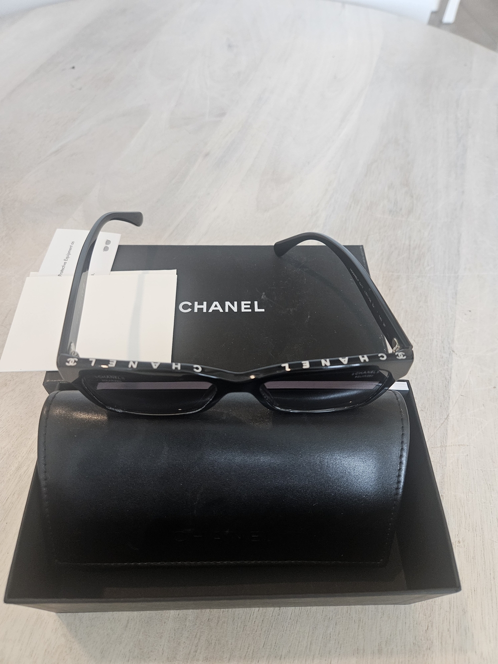 Chanel Black Cat-Eye Sunglasses - Picture 2 of 6